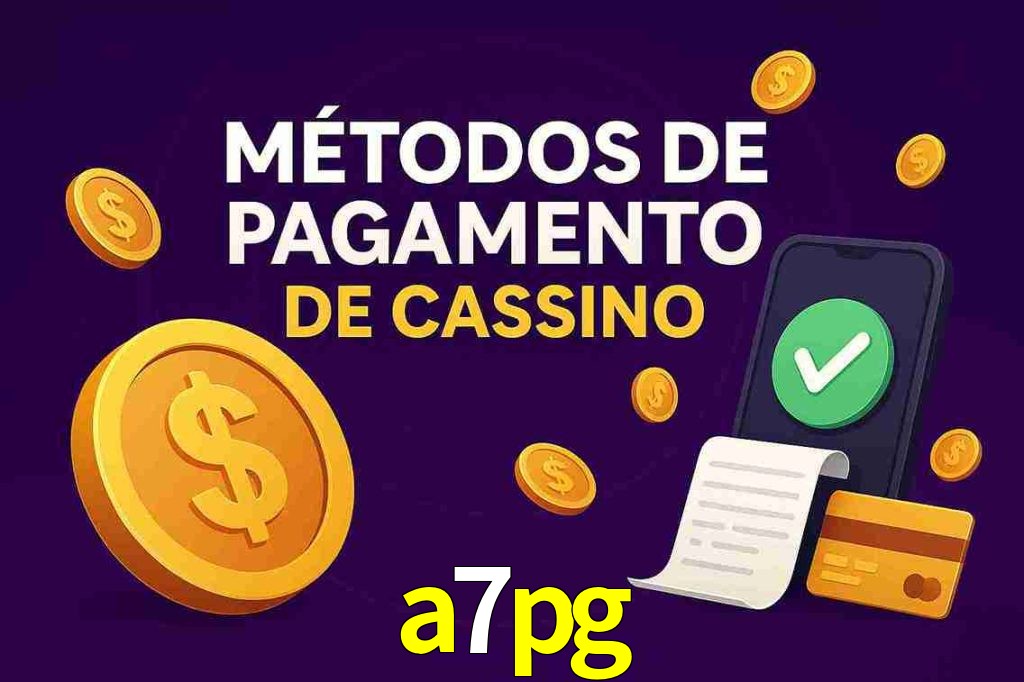 Métodos de Pagamento no a7pg