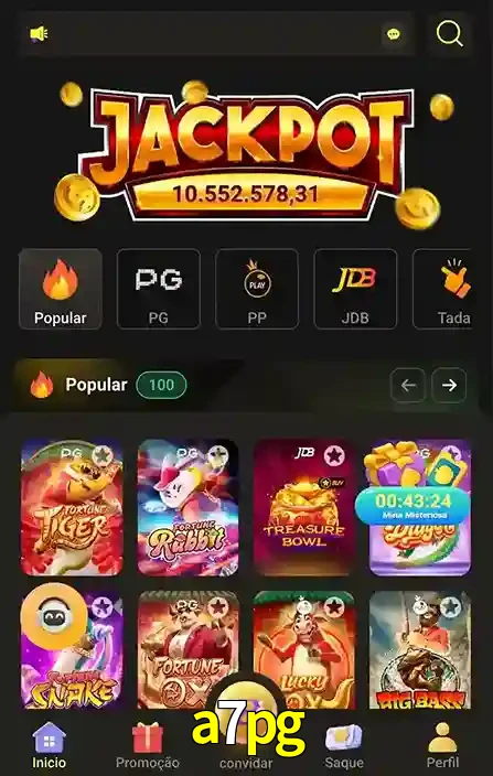 Promoções Especiais no a7pg App